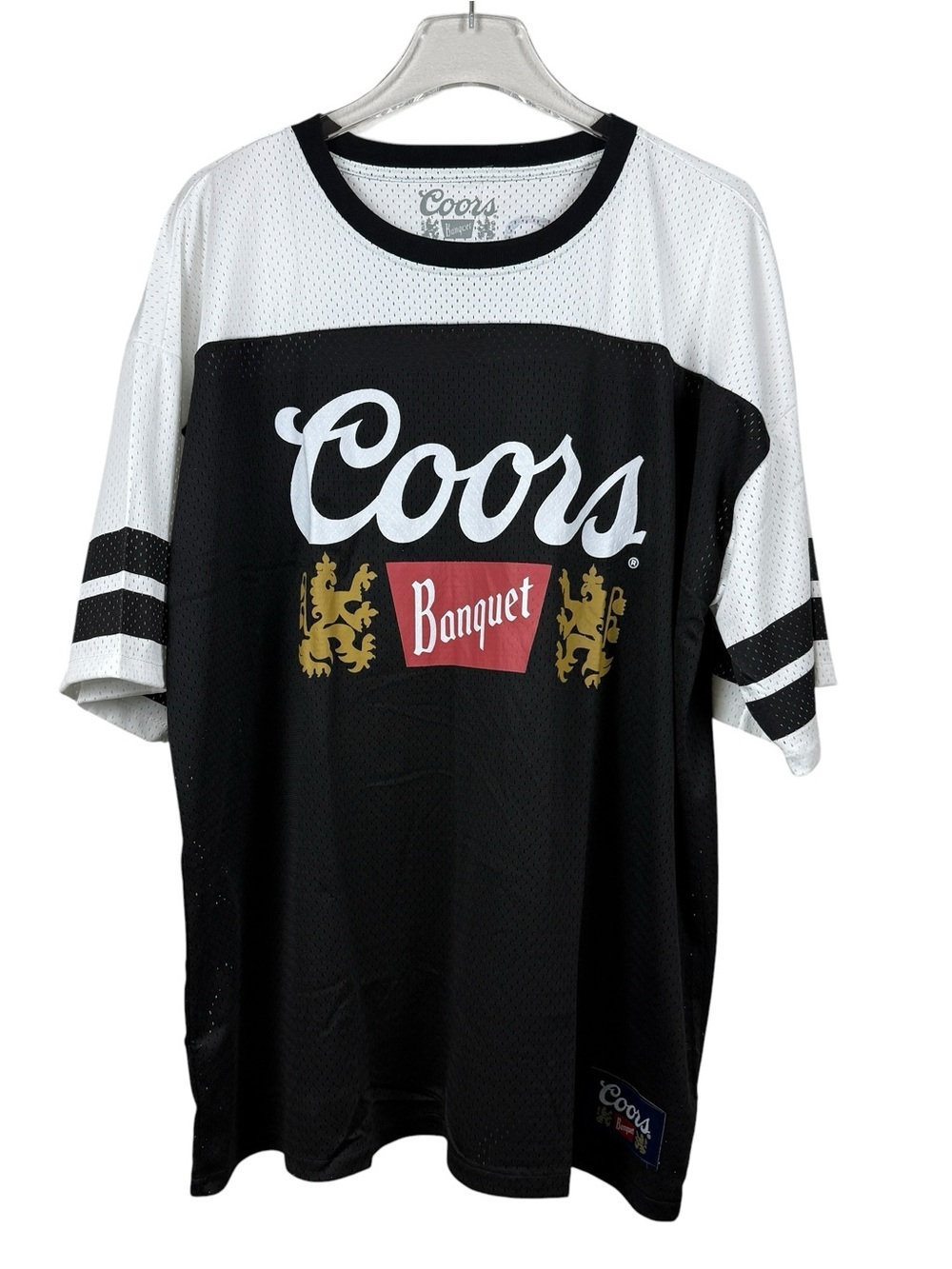 Coors Banquet Graphic Print Double Sided Jersey Men’s Size L NWOT